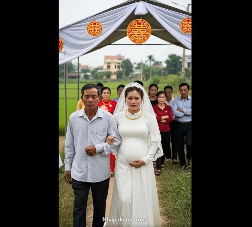 Cô dâu bầu 8 tháng ngày cưới mẹ chồng không cho vào cửa trước mà bắt trèo tường vào nhà. Mẹ chồng còn mỉa mai