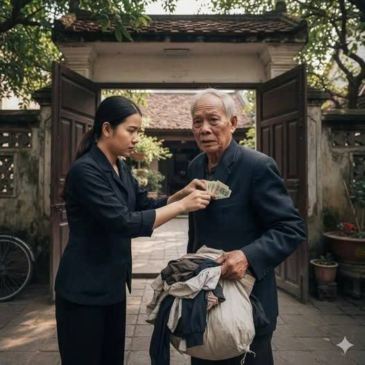 Nhân lúc bố chồng đi vệ sinh trước khi về, tôi đã l:;én nhét vào túi áo ông 5 triệu nào ng:;ờ lúc đúc tiền vào tôi thấy lộm cộm dày cộm