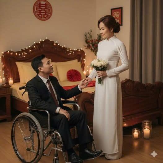 40 tuổi tôi nhắm mắt lấy đại anh chồng chân bị tật cho xong chuyện, đêm tân hôn tôi run rẩy khi lật tấm chăn lên, sự thật không ngờ…