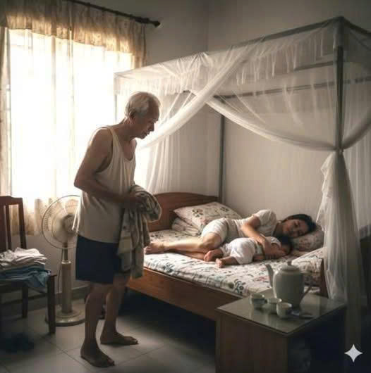 3 giờ sáng bắt gặp bố chồng lẻn vào phòng ngủ của mình, lật chăn lên, con dâu ngỡ ngàng sờ thấy 1 thứ