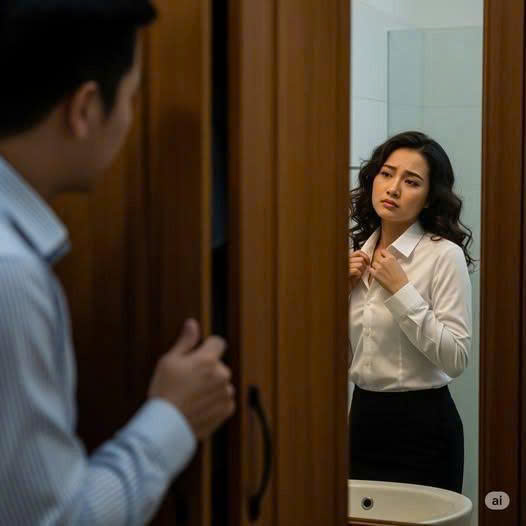 Suốt 30 ngày liền, vợ cứ đón con về là l/ao thẳng vào phòng tắm. Đến ngày thứ 31, tôi tr//ốn trong tủ quần áo, qua kh/e h/ở nhìn thấy cảnh tượng