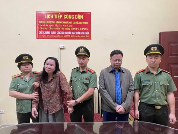 Bắ t tạm gia m Trần Thị Mùi và Nguyễn Đình Tân