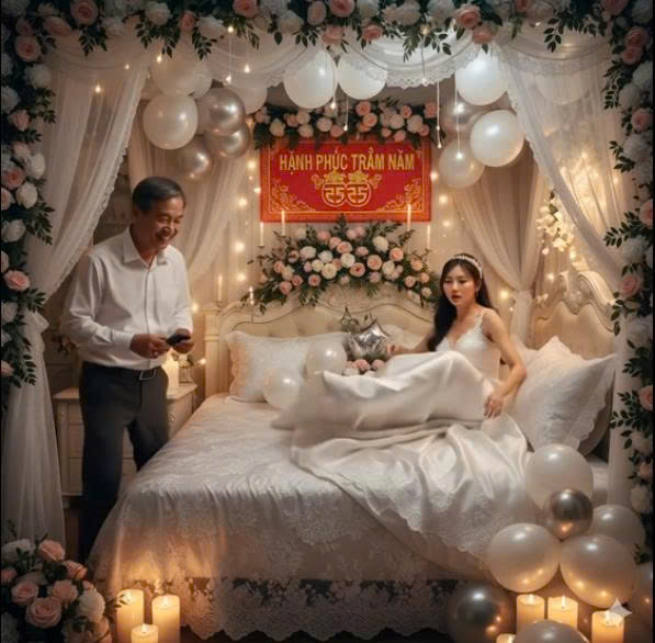 Cưới ông chú 60 t;;uổi giàu nhất làng để trừ nợ cho bố mẹ, đêm tân hôn chồng cứ lúi húi dưới gầm giường rồi lôi ra 1 thứ đen sì khiến tôi s/ố/c ng/ấ/t chỉ muốn bỏ chạy